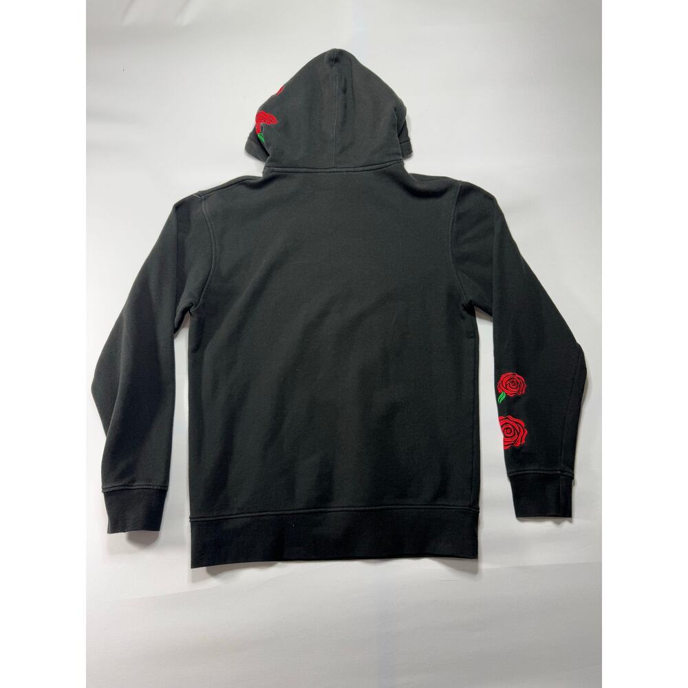 DGK Dirty Ghetto Kids Women's Black Rose Print Hoodie Sweatshirt - Size M - Picture 2 of 6
